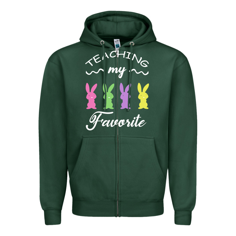 Teaching My Favorite Bunny Zipper Hoodie by Bettercallsaul | Teevron
