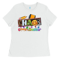 White teacher chaos coordinator Ladies Tee - AdoDesignShop