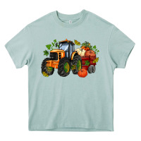 Arona fall tractor with pumpkin Heavy Core Tee - AdoDesignShop