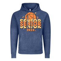 Vintage Denim basketball senior 2024 Vintage Hoodie - MaliasSmallBusiness