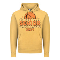 Vintage Mustard basketball senior 2024 Vintage Hoodie - MaliasSmallBusiness