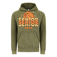 Vintage Olive basketball senior 2024 Vintage Hoodie - MaliasSmallBusiness