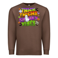 Chestnut thick thighs and spooky vibes Premium Sweatshirt - CowGirlArtShop