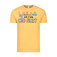 Vintage Mustard soft and kind but i take no shit Vintage Tee - MaliasSmallBusiness