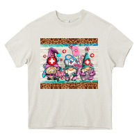Cream nurse gnomes Heavy Core Tee - AdoDesignShop