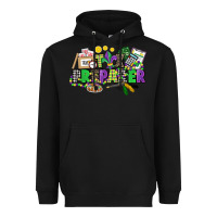 Black tax preparer mardi gras Heavyweight Hoodie - CowGirlArtShop