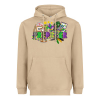 Mushroom tax preparer mardi gras Heavyweight Hoodie - CowGirlArtShop