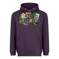 Tax Preparer Mardi Gras Heavyweight Hoodie | Teevron