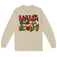Mushroom Mama Elf with Gift Christmas Long Sleeve Tee - NancyCooperArtShop