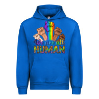 Cobalt We Are All Human Urban Hoodie - BundleAndBundleShop