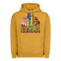 Pigment Peanut Butter We Are All Human Urban Hoodie - BundleAndBundleShop