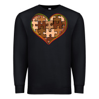 Black melanin skin tone heart black history Premium Sweatshirt - CowGirlArtShop