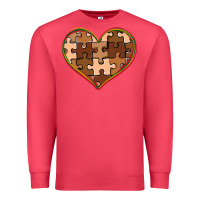 Cardinal melanin skin tone heart black history Premium Sweatshirt - CowGirlArtShop