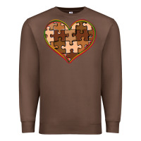 Chestnut melanin skin tone heart black history Premium Sweatshirt - CowGirlArtShop