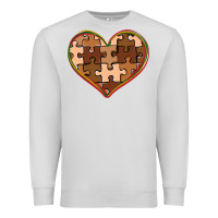 Dove Grey melanin skin tone heart black history Premium Sweatshirt - CowGirlArtShop