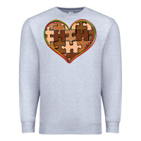 Heather Grey melanin skin tone heart black history Premium Sweatshirt - CowGirlArtShop