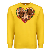 Lemon melanin skin tone heart black history Premium Sweatshirt - CowGirlArtShop
