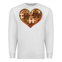 Oatmeal Heather melanin skin tone heart black history Premium Sweatshirt - CowGirlArtShop