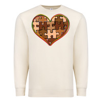 Sandshell melanin skin tone heart black history Premium Sweatshirt - CowGirlArtShop