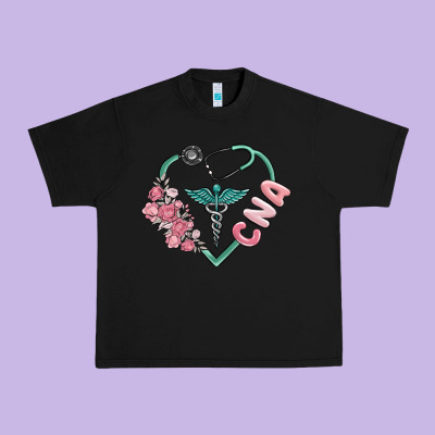 Cna Heart Urban Heavy Tee Designed By Maliassmallbusiness