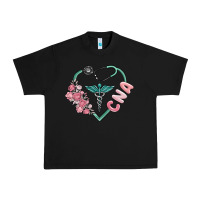 Black cna heart Urban Heavy Tee - MaliasSmallBusiness