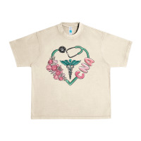 Sandshell cna heart Urban Heavy Tee - MaliasSmallBusiness