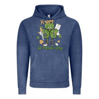 Vintage Denim happy st. patrick's day Vintage Hoodie - MaliasSmallBusiness