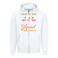White Cinco De Mayo Squad Zipper Hoodie - Bettercallsaul