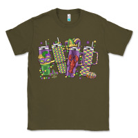 Army Green mardi gras coffee Classic Tee - MaliasSmallBusiness