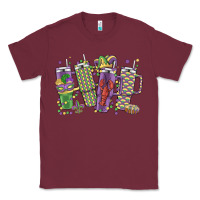 Burgundy mardi gras coffee Classic Tee - MaliasSmallBusiness