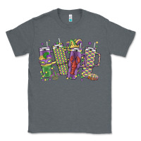 Charcoal Heather mardi gras coffee Classic Tee - MaliasSmallBusiness