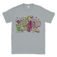 Heather Grey mardi gras coffee Classic Tee - MaliasSmallBusiness