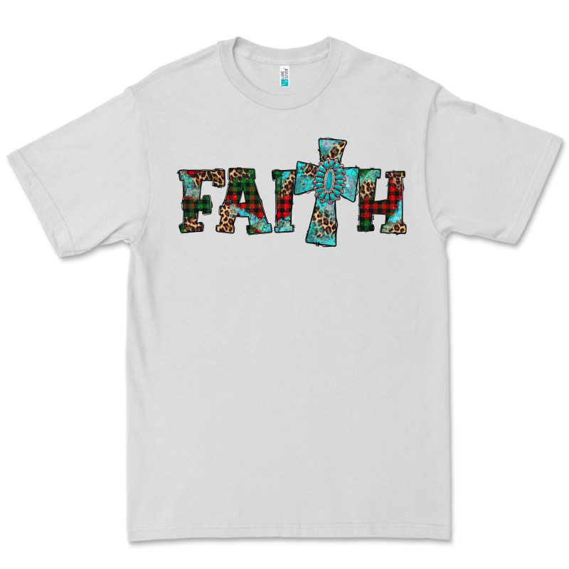 Faith Christmas Cross Premium Tee by AdoDesignShop | Teevron