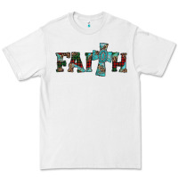 White faith christmas cross Premium Tee - AdoDesignShop