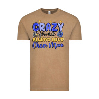 Vintage Coffee crazy proud always loud cheer mom Vintage Tee - MaliasSmallBusiness