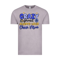 Vintage Zinc crazy proud always loud cheer mom Vintage Tee - MaliasSmallBusiness