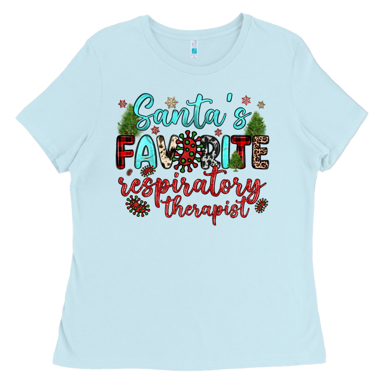 Santa S Favorite Respiratory Therapist Ladies Tee by JahusDesignShop | Teevron
