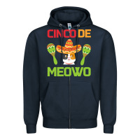 Navy Cinco De Meow Zipper Hoodie - Bettercallsaul