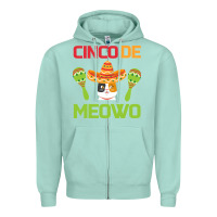 Seafoam Cinco De Meow Zipper Hoodie - Bettercallsaul