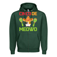 Sports Green Cinco De Meow Zipper Hoodie - Bettercallsaul