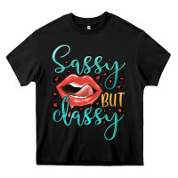 Black sassy but classy Heavy Core Tee - JahusDesignShop