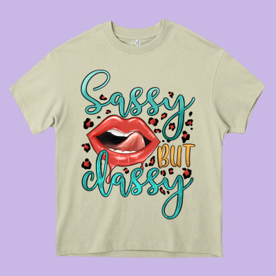 Sassy But Classy Heavy Core Tee Designed By Jahusdesignshop