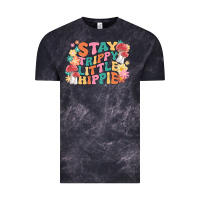 Cloud Black stay trippy little hippie Vintage Tee - MaliasSmallBusiness