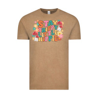 Vintage Coffee stay trippy little hippie Vintage Tee - MaliasSmallBusiness