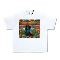 White boot cactus sunflower gemstone Urban Heavy Tee - AdoDesignShop