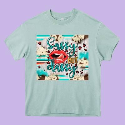 Sassy But Classy Heavy Core Tee Designed By Jahusdesignshop