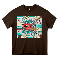 Chocolate Brown sassy but classy Heavy Core Tee - JahusDesignShop