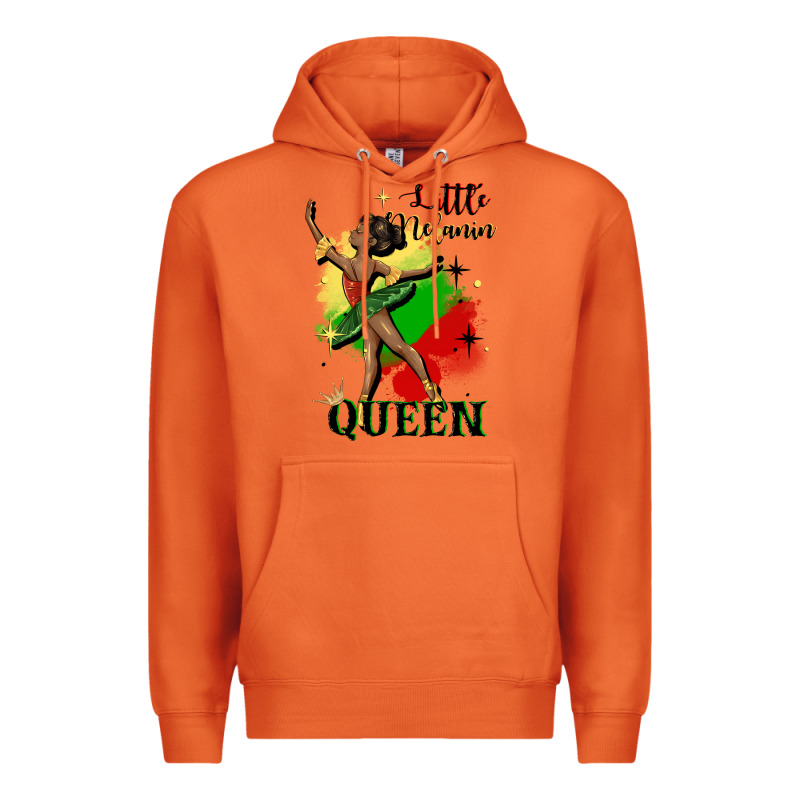 Little Melanin Queen Premium Hoodie by CowGirlArtShop | Teevron