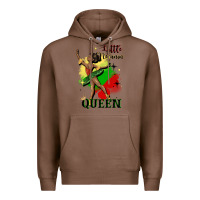 Chestnut little melanin queen Premium Hoodie - CowGirlArtShop