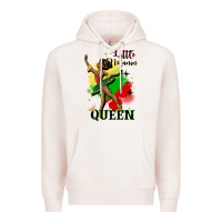 Pale Pink little melanin queen Premium Hoodie - CowGirlArtShop